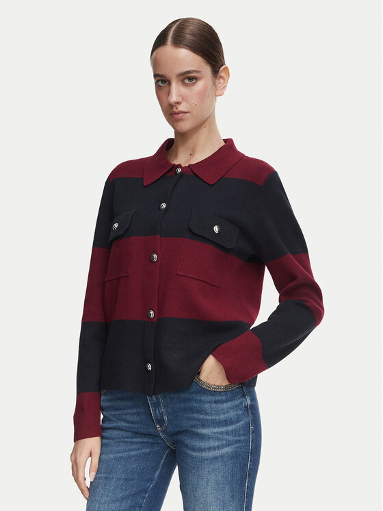 Morgan Morgan Кардиган 262-MBOLOU Бордовий Regular Fit