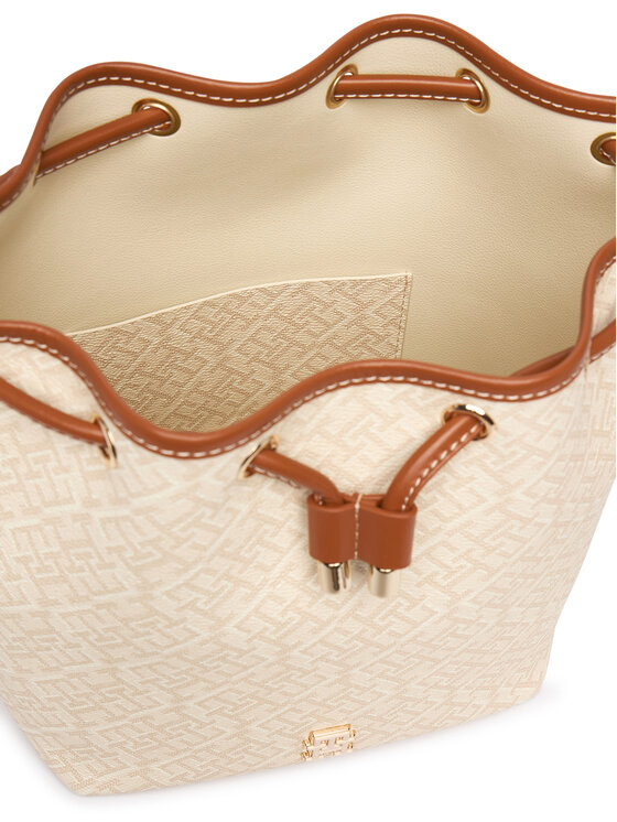 Tommy Hilfiger Tommy Hilfiger Käekott Th Monoplay Bucket Le AW0AW18847 Beež