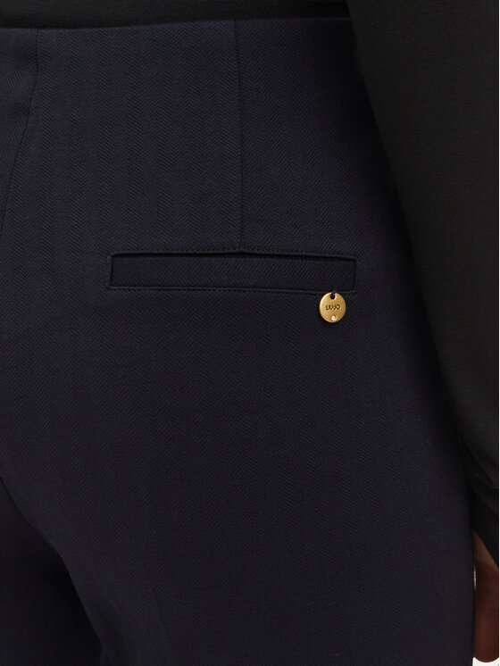 Liu Jo Liu Jo Текстилни панталони WF6333 J3976 Тъмносин Slim Fit