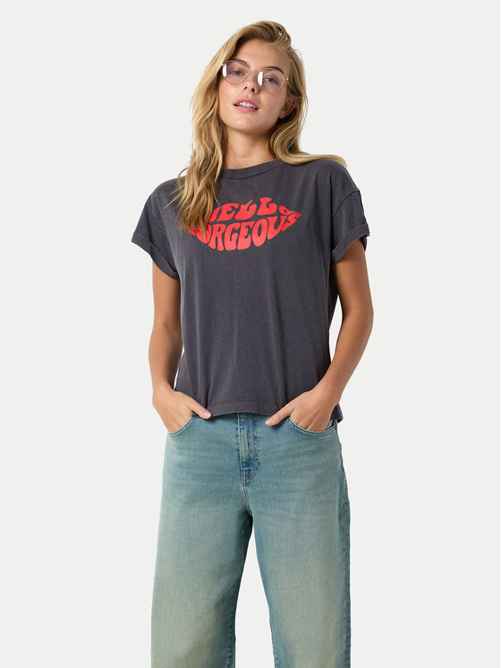 Noisy May Noisy May T-krekls 27030135 Pelēks Regular Fit