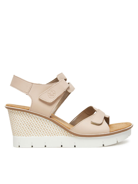 Rieker Sandali 68556-31 Beige, taglia : 40