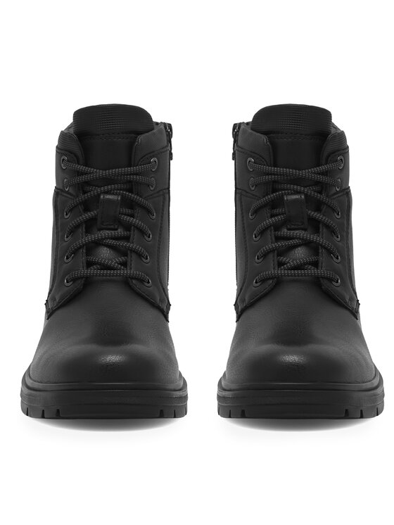 Lanetti Lanetti Schnürstiefeletten BENGAL-01 MBS Schwarz