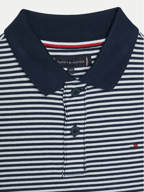 Tommy Hilfiger Tommy Hilfiger Polo KB0KB09333 Granatowy Regular Fit