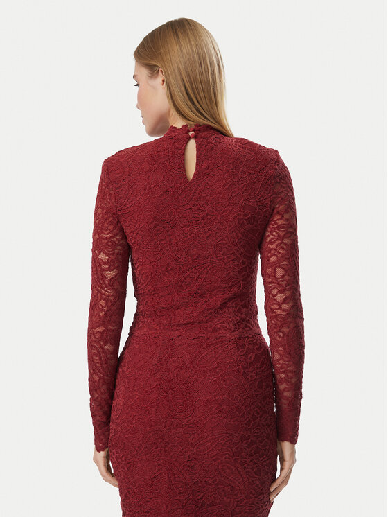 Guess Guess Блузка W6BP30 K6382 Бордовий Regular Fit