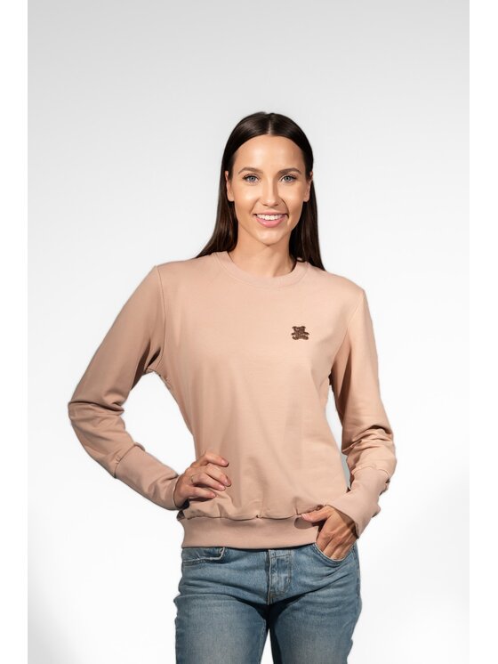 MANDRAGORA MANDRAGORA Felpa biszkopcik Beige Regular Fit