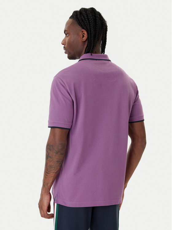 Aeronautica Militare Aeronautica Militare Polo marškinėliai 261PO1308UP00082 Violetinė Regular Fit