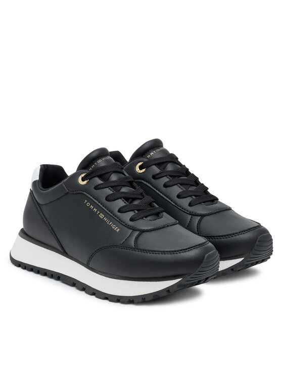 Tommy Hilfiger Tommy Hilfiger Αθλητικά Low Cut Lace-Up T3A9-33996-1355X Μαύρο