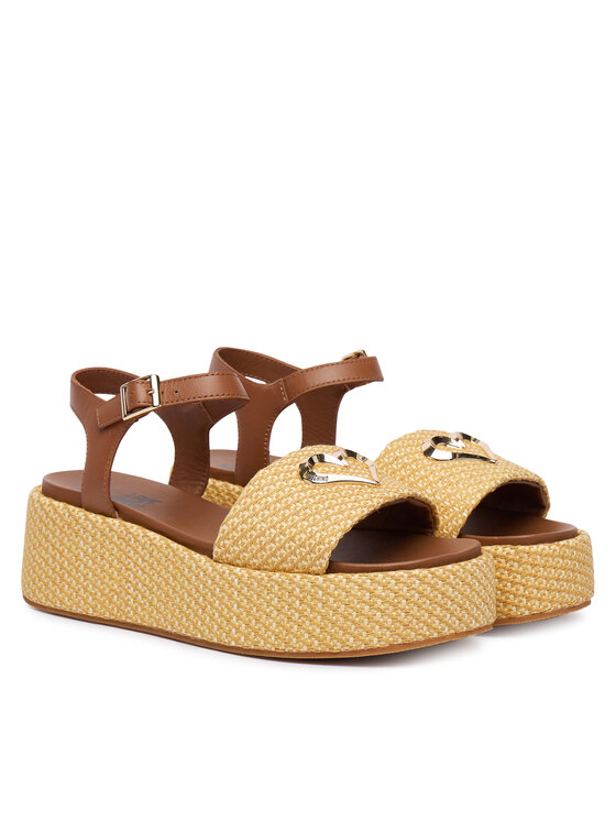 LOVE MOSCHINO LOVE MOSCHINO Sandále JA16127I0OJR610B Béžová