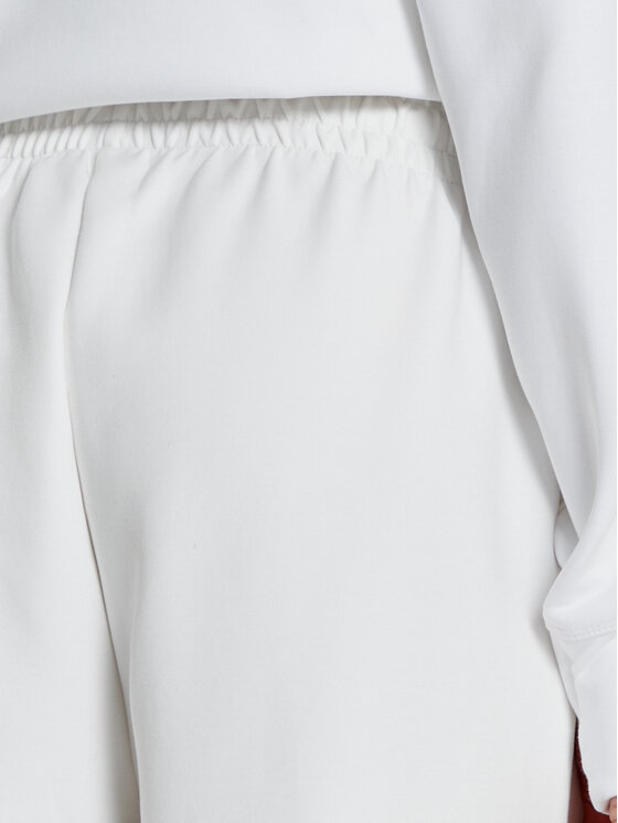 Lacoste Lacoste Pantaloni da tuta XF7374 Bianco Wide Leg