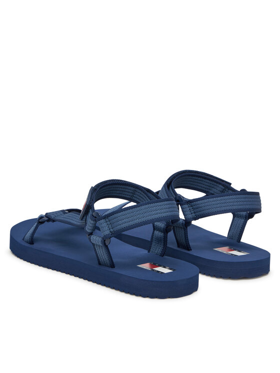 Tommy Jeans Tommy Jeans Sandały Tjm Casual Sandal EM0EM01563 Granatowy