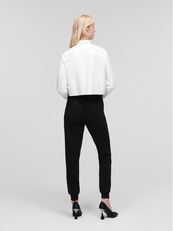 KARL LAGERFELD KARL LAGERFELD Cămașă Signature 226W1605 Alb Regular Fit