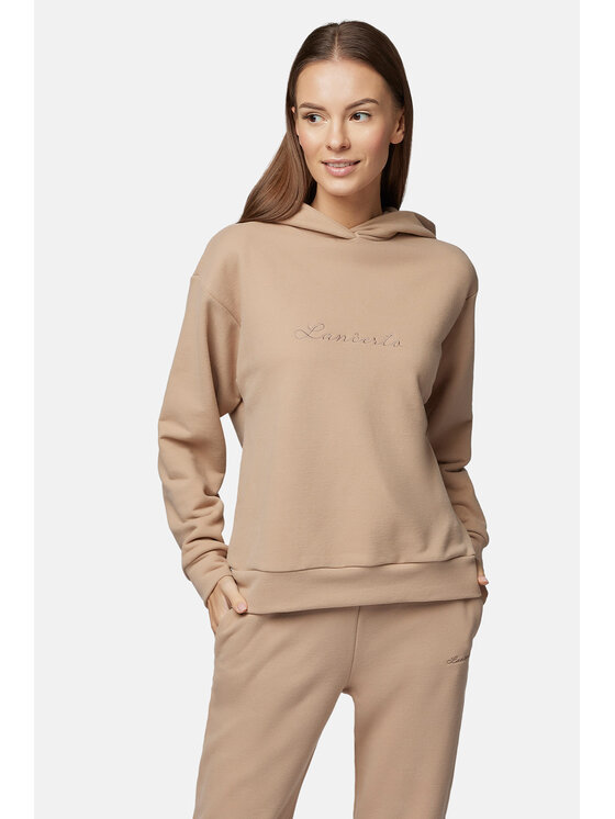 Lancerto Lancerto Bluza Emily BL135123000001 Beżowy Relaxed Fit