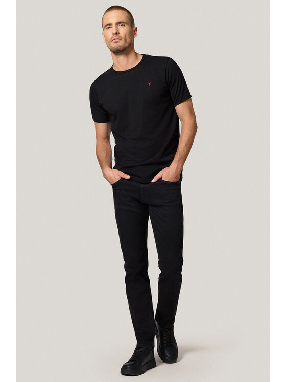 Próchnik Próchnik Jeansy PM10 SP113225000005 Czarny Regular Fit