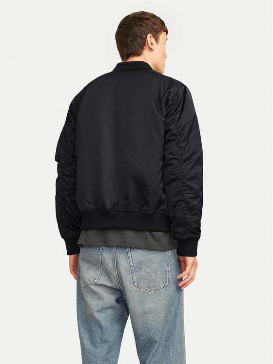 Jack & Jones Jack & Jones Geacă bomber Ocean 12256857 Negru Regular Fit