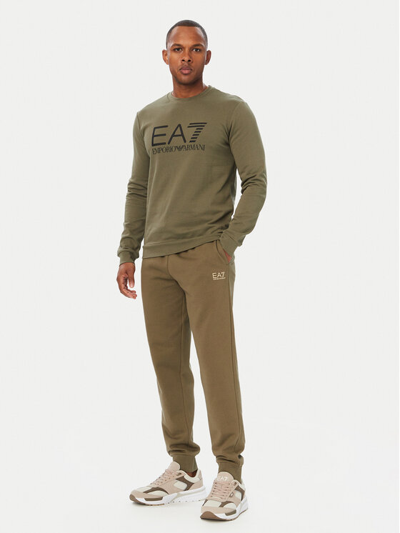 EA7 Emporio Armani EA7 Emporio Armani Majica dugih rukava 7M002278 AF22266 U7014 Kaki Regular Fit