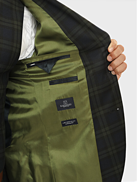 Evenemen Evenemen Marynarka ROBIN Granatowy Slim Fit
