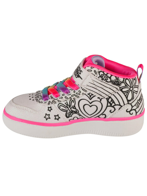 Skechers Skechers Sneakersy Sport Court 92 - Color Me Kicks Biały