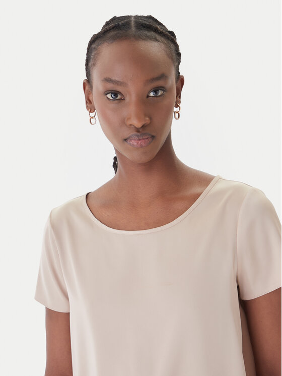 Rinascimento Rinascimento Bluse CFC0127880003 Beige Regular Fit