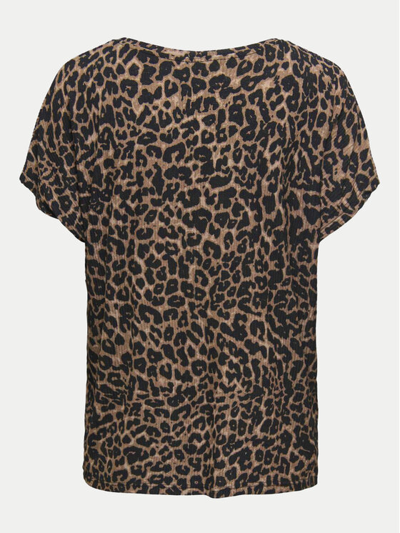 ONLY ONLY T-särk 15344399 Pruun Regular Fit