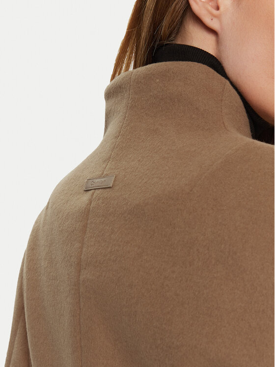 Calvin Klein Calvin Klein Cappotto di lana K20K207700 Beige Regular Fit
