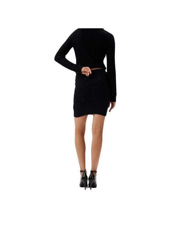 Guess Guess Spódnica Isabelle skirt swtr Czarny Regular Fit