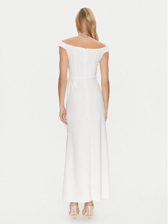 Rinascimento Rinascimento Abendkleid CFC0122859003 Weiß Regular Fit
