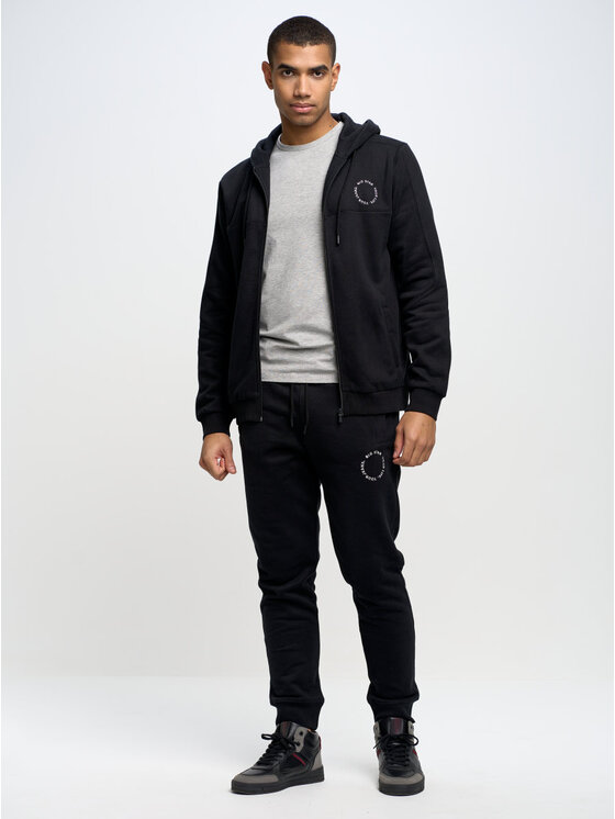 BIG STAR BIG STAR Bluza ajron_906 Czarny Basic Fit