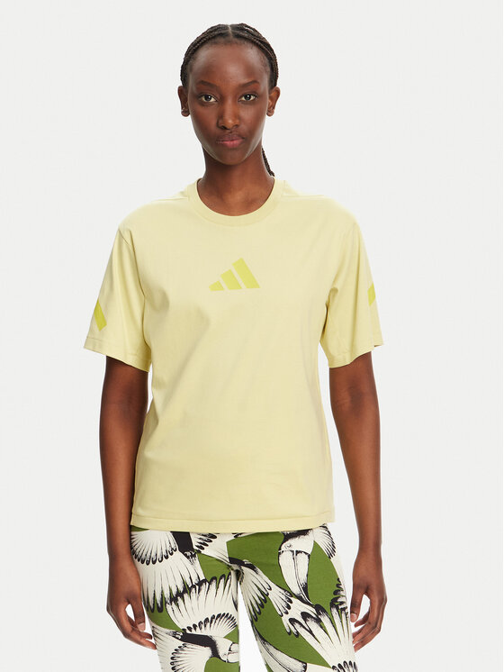 adidas Tričko Z.N.E. JC5400 Žltá Regular Fit