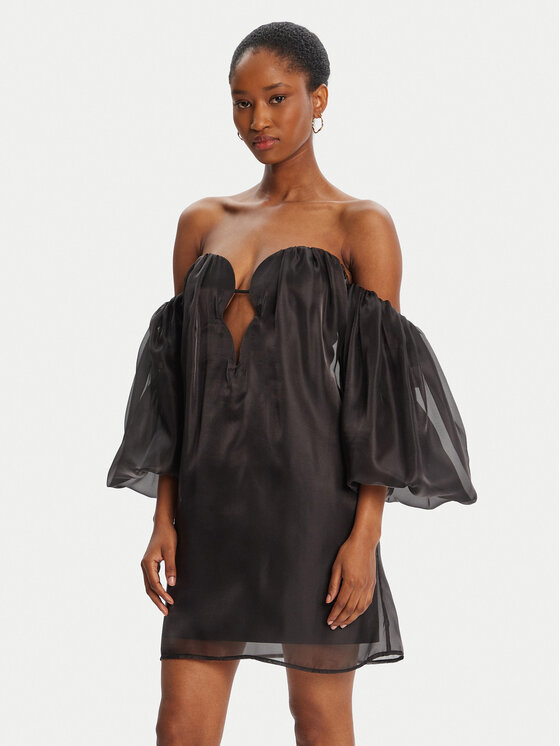 Bardot Bardot Rochie cocktail Freda Volume 59968DB Negru Regular Fit