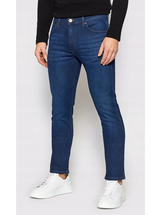 Wrangler Wrangler Jeansy Larston Niebieski Slim Fit