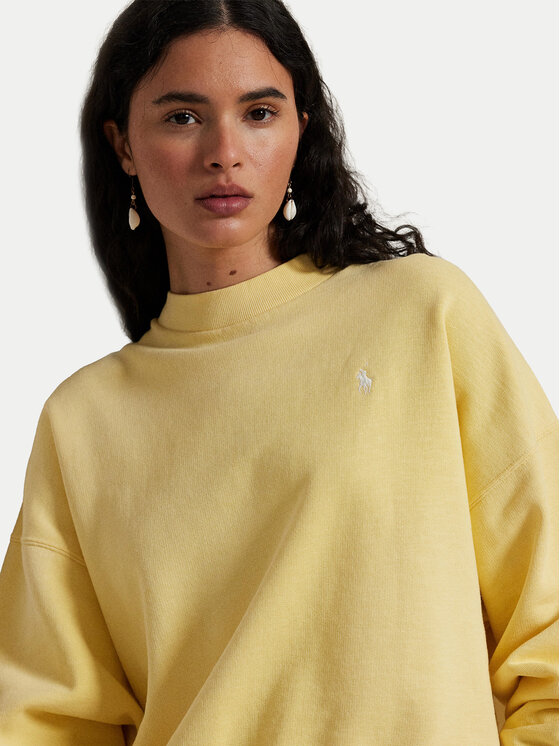 Polo Ralph Lauren Polo Ralph Lauren Mikina 211965111001 Žltá Oversize