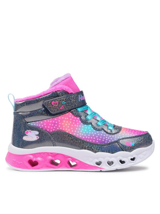 Sneakers Skechers Flutter Heart Lights Simple Amor 302677L/NVMT Albastru