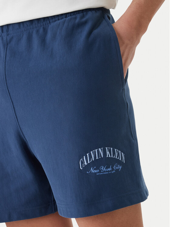 Calvin Klein Jeans Calvin Klein Jeans Športne kratke hlače Collegiate LV04RF275G Mornarsko modra Regular Fit