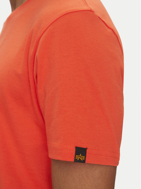 Alpha Industries Alpha Industries T-krekls Basic 118533 Oranžs Regular Fit