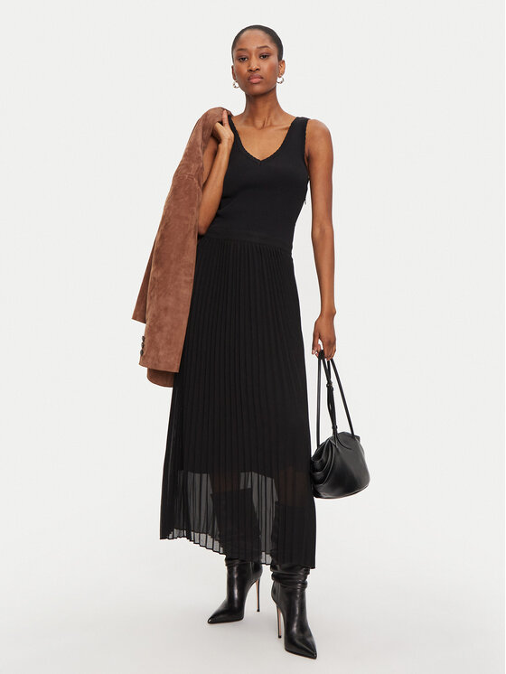 Morgan Morgan Rochie de zi 242-RMLISS Negru Regular Fit