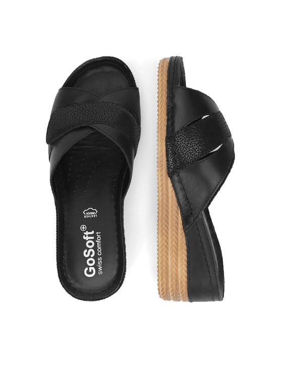 Go Soft Go Soft Papucs ARC-2309-07 Fekete