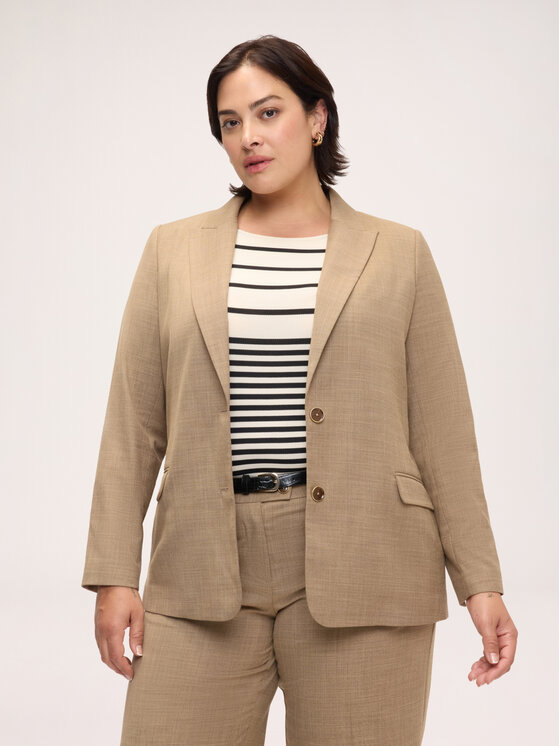 Fiorella Rubino Fiorella Rubino Giacca da abito Q054T000304N0R2 Crema Regular Fit