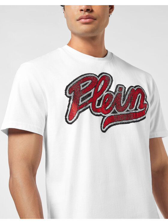 PHILIPP PLEIN PHILIPP PLEIN T-Shirt 26185 Biały Regular Fit