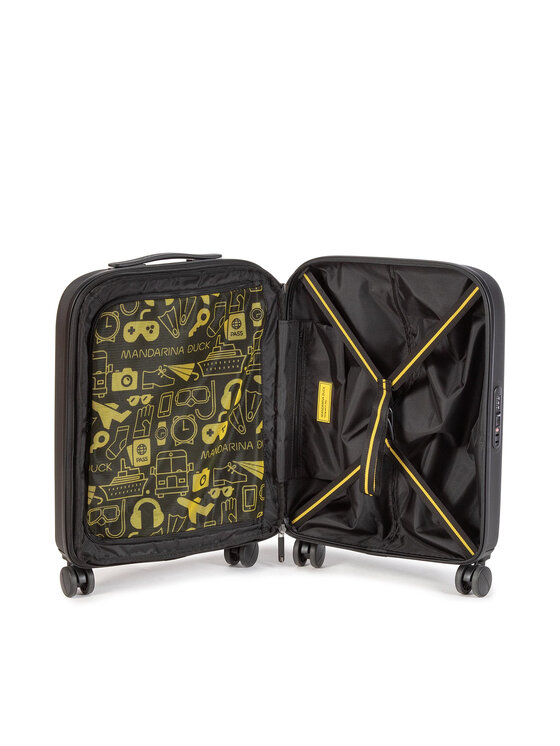 Mandarina Duck Mandarina Duck Valigia da cabina Logoduck + P10SZV24651 Nero
