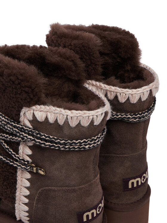 Mou Mou Cizme de zăpadă Mini Eskimo FW681014M Maro închis