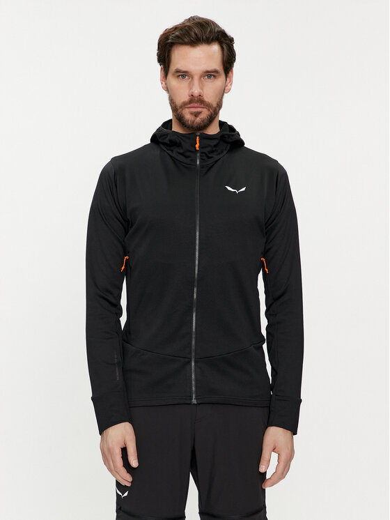 Salewa Salewa Технічний світшот Puez 28521 Чорний Slim Fit