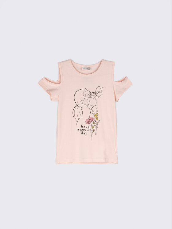 Coccodrillo Tricou WC2143206GRO Roz Regular Fit