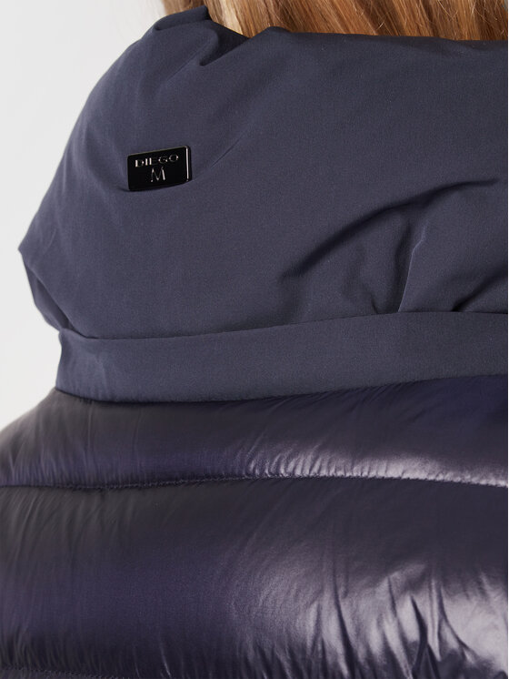 Diego M Diego M Pehelykabát 22IM-R432 Sötétkék Slim Fit