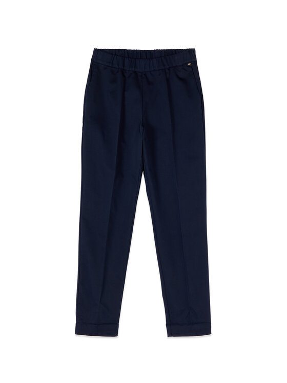 Oltre Oltre Spodnie materiałowe P731R009307N034 Niebieski Regular Fit