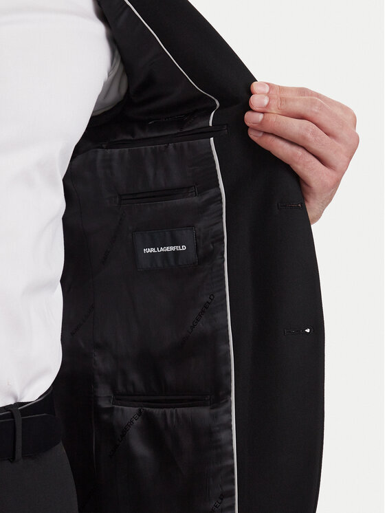 KARL LAGERFELD KARL LAGERFELD Піджак 155612 564008 Чорний Modern Fit