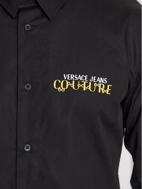 Versace Jeans Couture Versace Jeans Couture Koszula 75GALYS3 Czarny Regular Fit