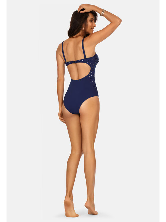 Feba Feba Strój kąpielowy F35A Granatowy