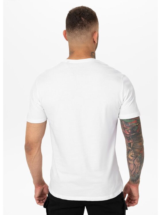 PITBULL PITBULL T-Shirt DEVIL'S DEVILLE Biały Regular Fit