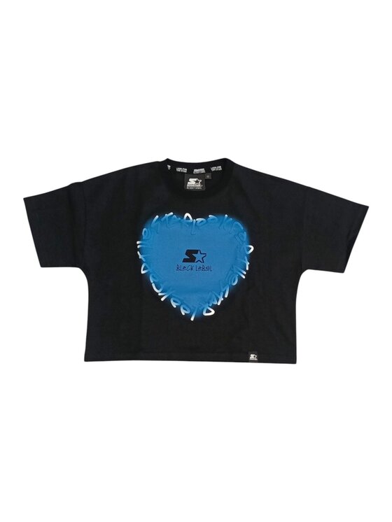 Starter Starter T-shirt q-bab-69494 Nero Regular Fit