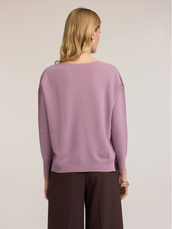 Motivi Motivi Maglione M343E002402N009 Viola Over Fit